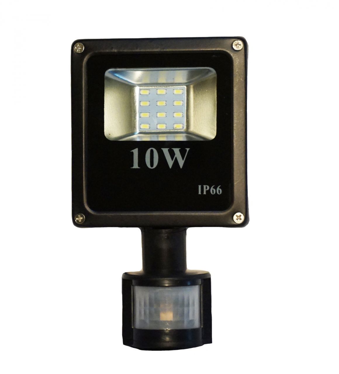 10W SMD LED mozgásérzékelős reflektor fényvető hideg fehér SLIM Szabadtéri spotlámpa IP66