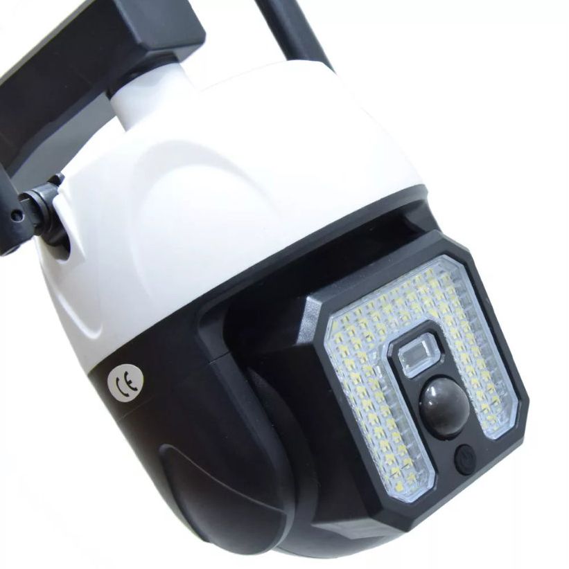 Vezeték nélküli Kamera formájú Napelemes 69 LED Reflektor fény-mozgásérzékelős álkamera - CH23-249