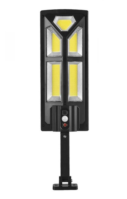 Vezeték nélküli Napelemes 182 COB LED utcai fali lámpa fény-mozgásérzékelős távirányítóval - SL-182 COB