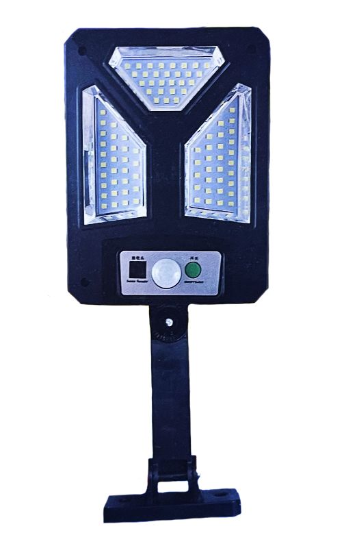 Vezeték nélküli Napelemes 88 LED utcai fali lámpa fény-mozgásérzékelős távirányítóval - Solar induction wall lamp