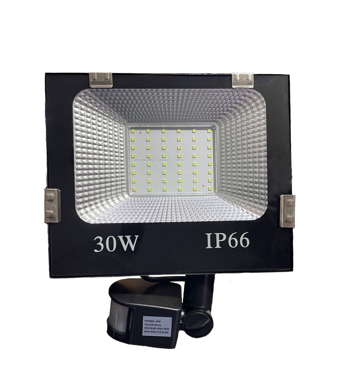 30W SMD LED mozgásérzékelős reflektor fényvető hideg fehér SLIM Szabadtéri spotlámpa IP66