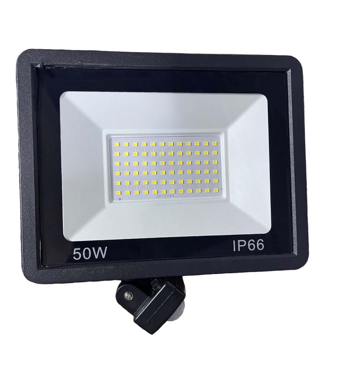 50W Ultra vékony 72 LED mozgásérzékelős reflektor fényvető hideg fehér SLIM Kültéri spotlámpa IP66 - F