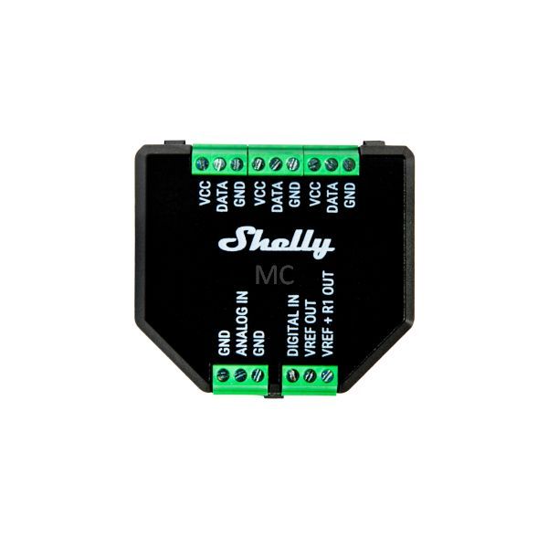 Shelly szenzor adapter Shelly PLUS relékhez (DS18B20 hőmérséklet-érzékelő, és más szenzorok csatlakoztatásához)