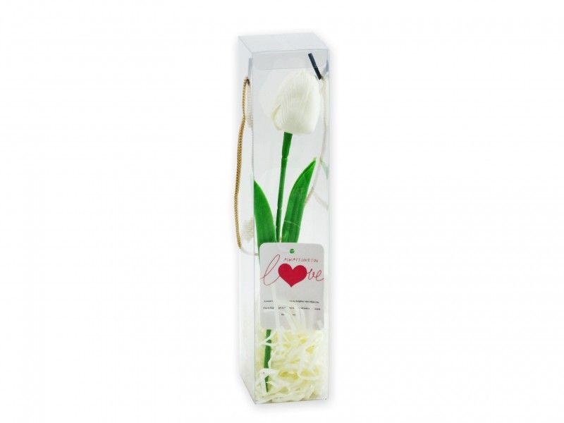 Szappan tulipán krémszín 27cm 04738
