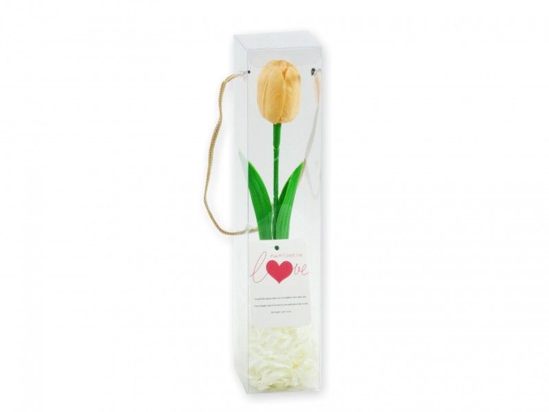 Szappan tulipán barackszín 27cm 04739