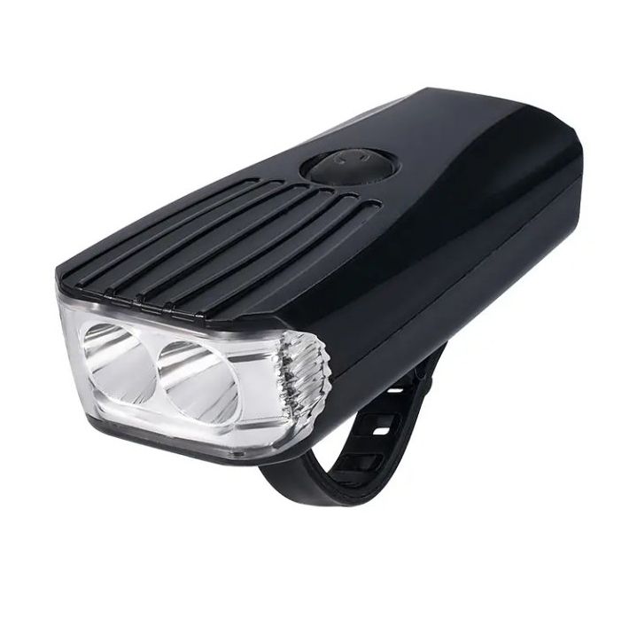 Bicikli lámpa szett 2 XPE + 8 SMD LED USB újratölthető Akkumulátor - QX-T2208A