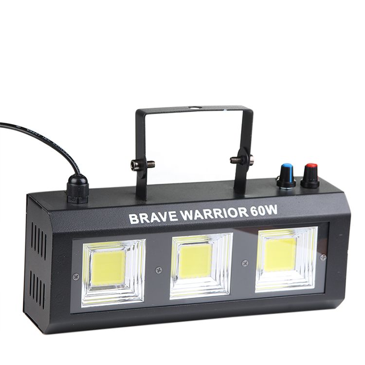 60W 3 Led stroboszkóp mini disco lámpa hangvezérlés - Brave warrior 60w