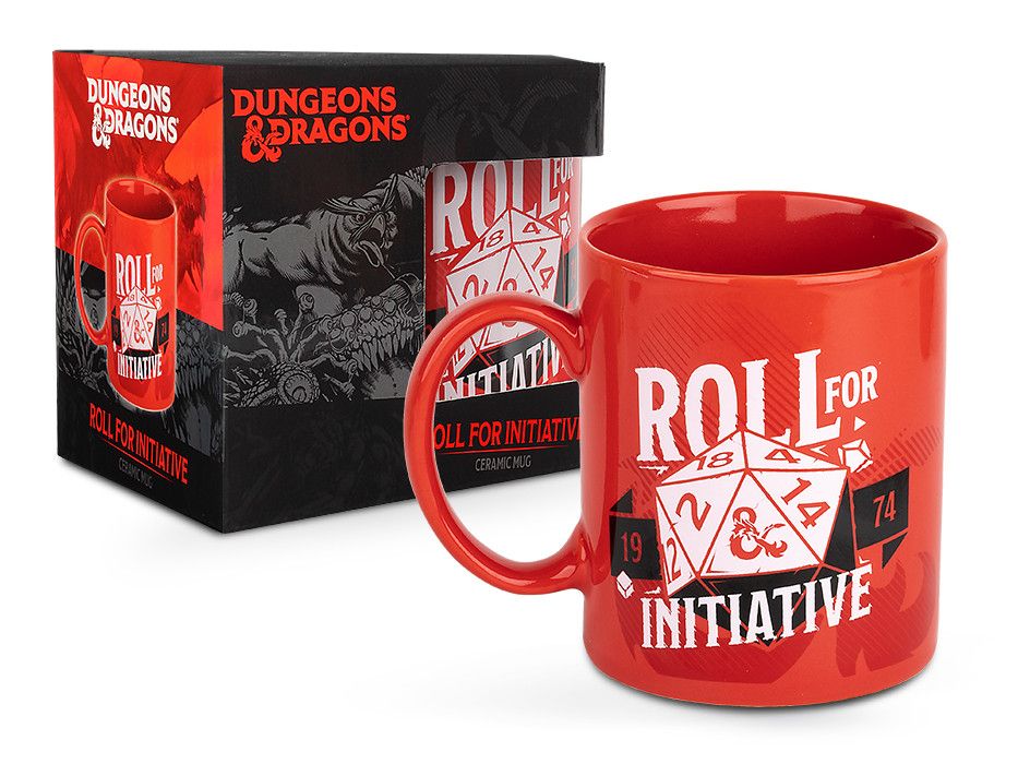 Konix Dungeons&amp;Dragons "ROLL FOR INITIATIVE" Bögre