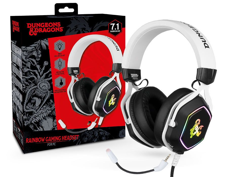 Konix Dungeons&amp;Dragons Rainbow Gaming Headset