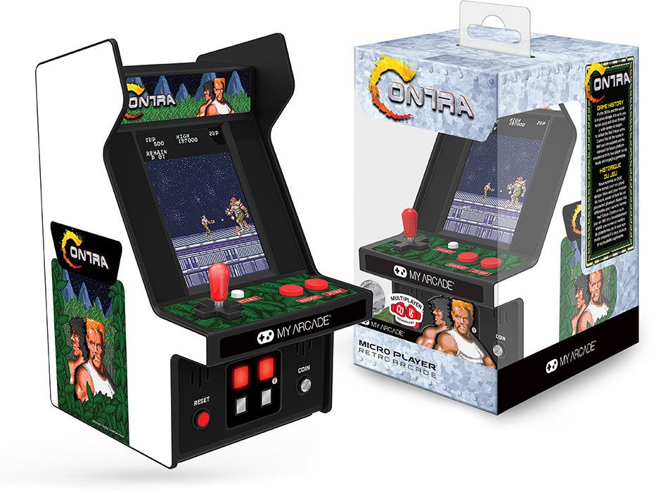 My Arcade DGUNL-3280 Contra Micro Player Retro Arcade 6.75" Hordozható Játékkonzol
