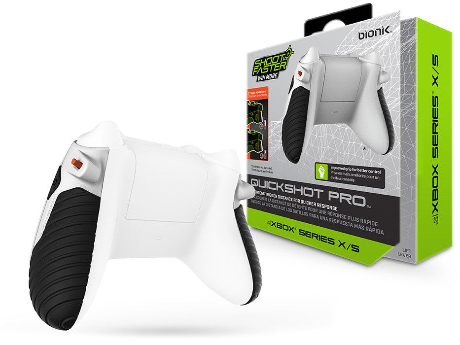 Bionik BNK-9074 Quickshot Pro Xbox Series Fekete&amp;Fehér Kontroller Ravasz Kiegészítőcsomag
