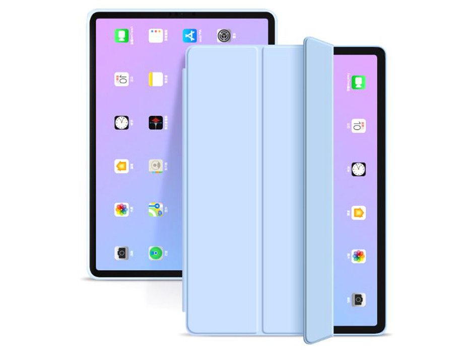 Apple iPad Air 4 / 5 (2020/2022) 10.9 / iPad Air 6 (2024) 11.0 tablet tok (SmartCase) on/off funkcióval - Tech-Protect - kék (ECO csomagolás)