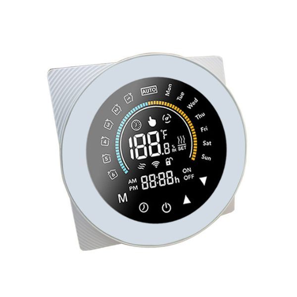 SmartWise WiFi-s okos termosztát, COLOR eWeLink app kompatibilis, 'A' típus (5A), fehér