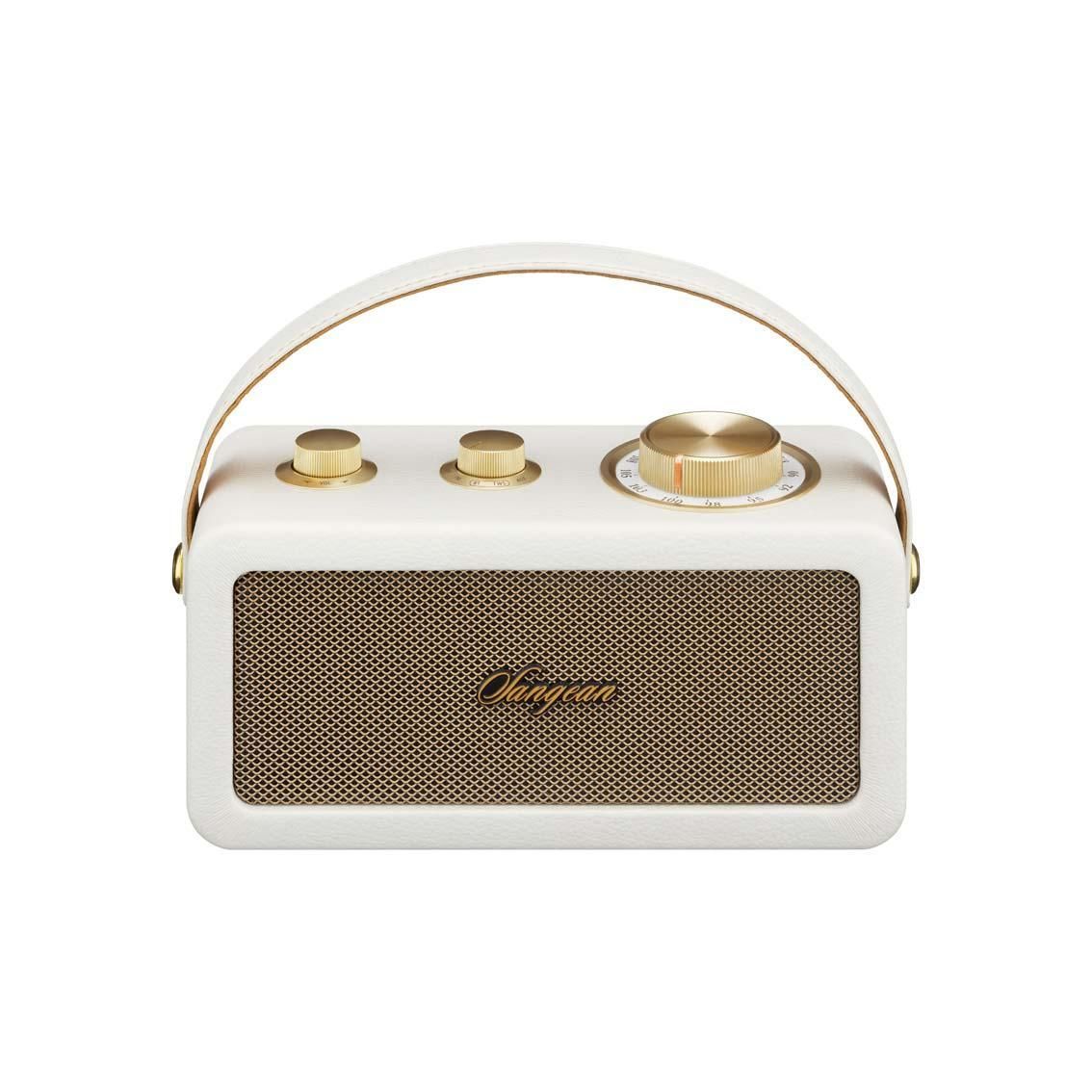 Sangean RA-101 I/G hordozható retro Bluetooth / FM rádió (fehér)