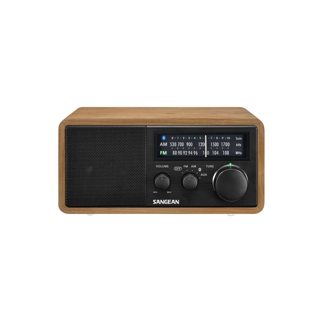 Sangean WR-11 BT+ (Genuine 110 plus) FM-AM / Bluetooth fa dobozos asztali rádió