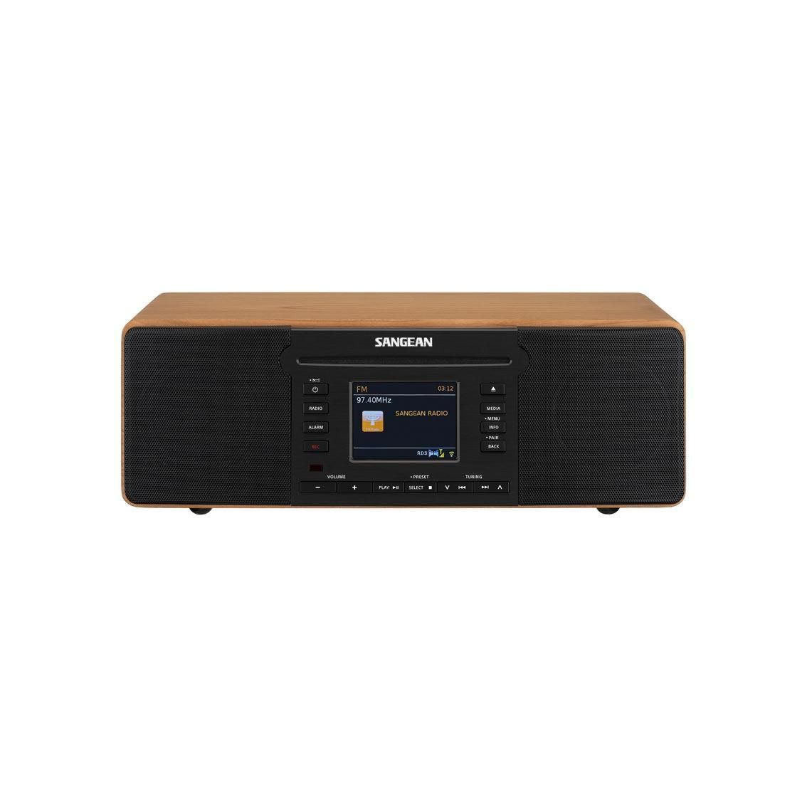 Sangean DDR-66BT Walnut Internet rádió/DAB/FM/CD-lejátszó/USB/SD/Bluetooth