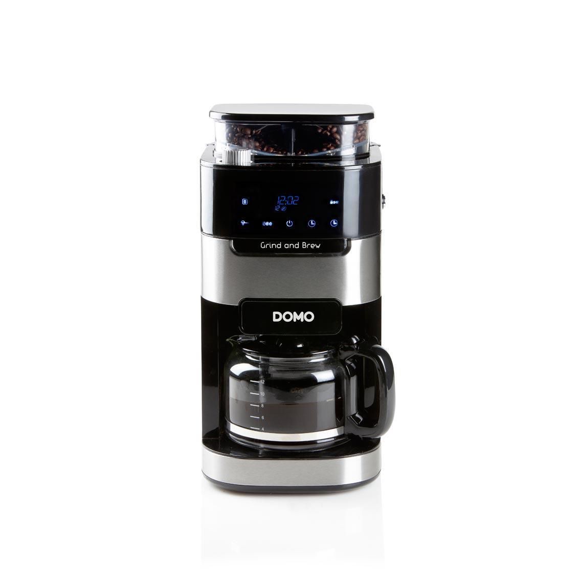 Domo DO721K filteres kávéfőző kávédarálóval