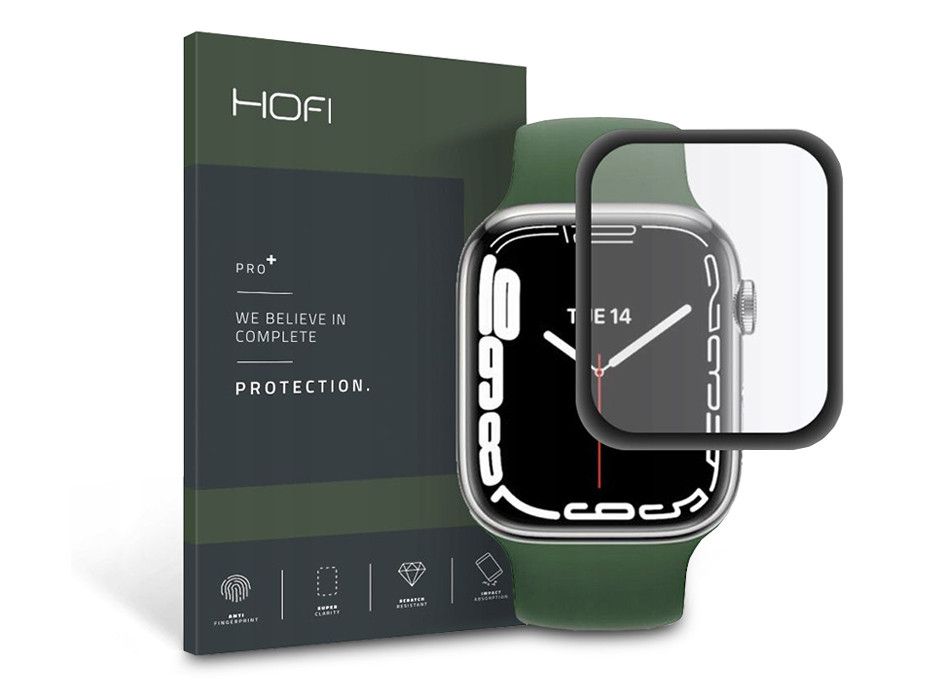 HOFI Hybrid Glass üveg képernyővédő fólia - Apple Watch Series 7 (45 mm) - black