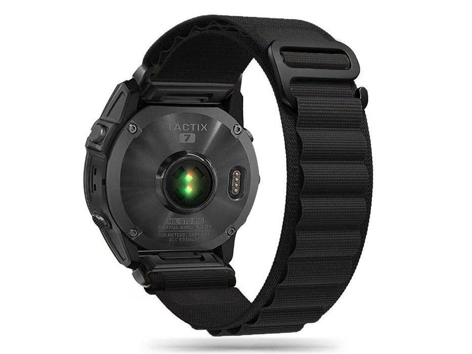 Garmin Fenix 3 / 5X / 3HR / 5X Plus / 6X / 6X Pro / 7X nylon óraszíj -          Tech-Protect Nylon Pro - fekete