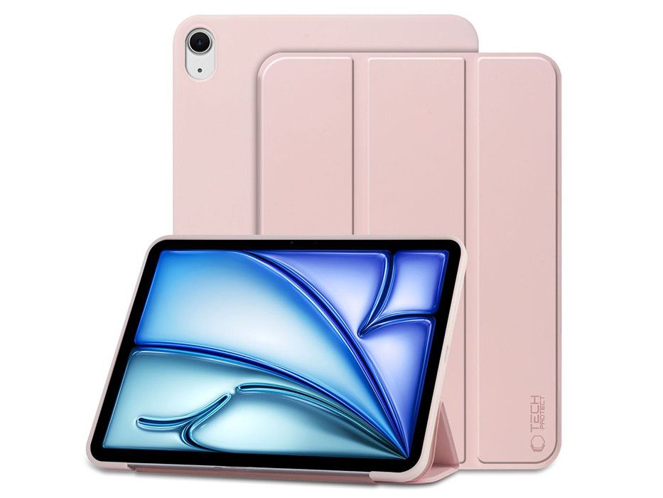 Apple iPad Air 4 / 5 (2020/2022) 10.9 / iPad Air 6 (2024) 11.0 tablet tok       (SmartCase) on/off funkcióval - Tech-Protect - rózsaszín (ECO csomagolás)