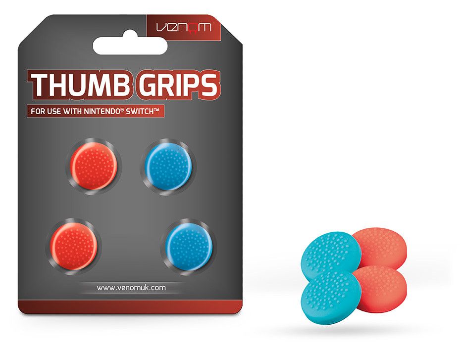 Venom VS4918 Thumb Grips (4x) Nintendo Switch-hez - piros és kék