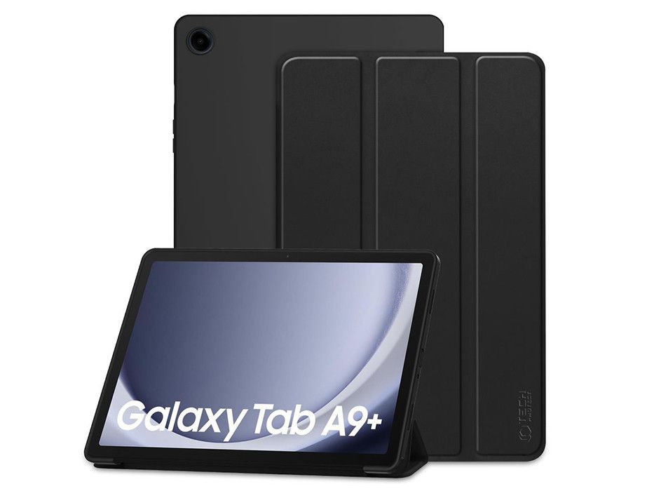 Samsung X210/X215/X216 Galaxy Tab A9+ 11.0 tablet tok (Smart Case) on/off       funkcióval - Tech-Protect - fekete (ECO csomagolás)