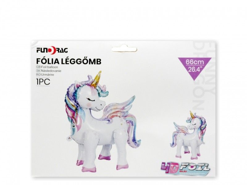 Lufi fólia unicornis álló 66cm 644169