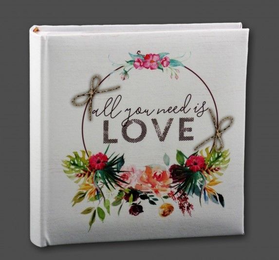 Fényképalbum All you need is love 200db 15x10cm-es képhez KD46200 ART65