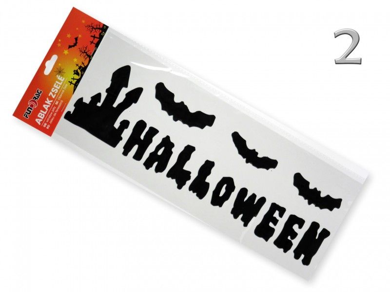 Ablakzselé Halloween 634535 4féle 