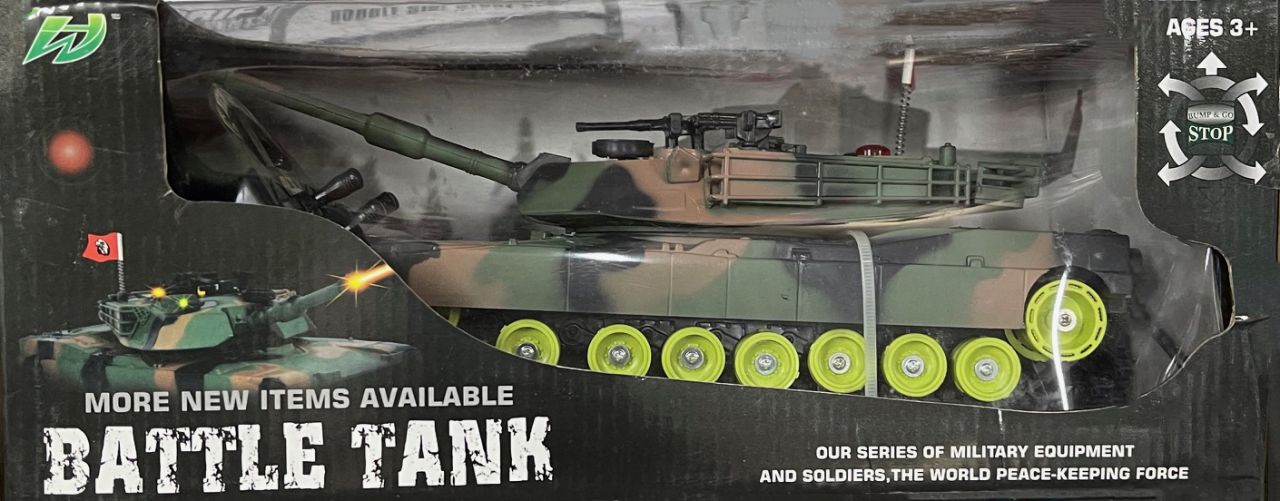 Távirányítós zsinoros lánctalpas Tank 22 cm - HW-M1