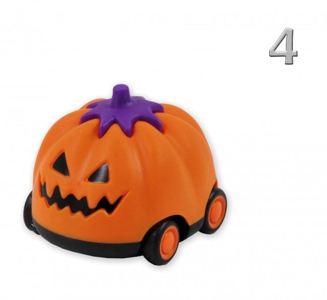 LEDes Halloween lendkerekes autó 9cm 649478 4féle 