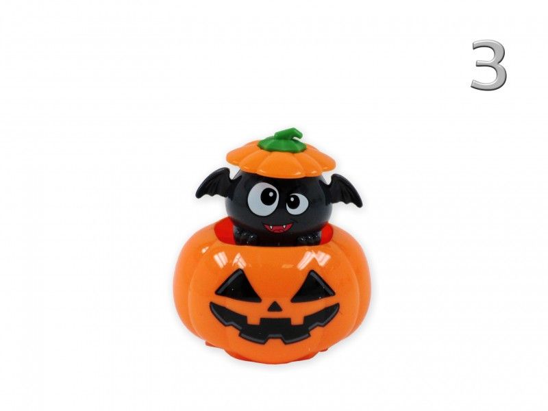 Halloween felhúzós mozgó tök figura 6cm 649584 4féle 