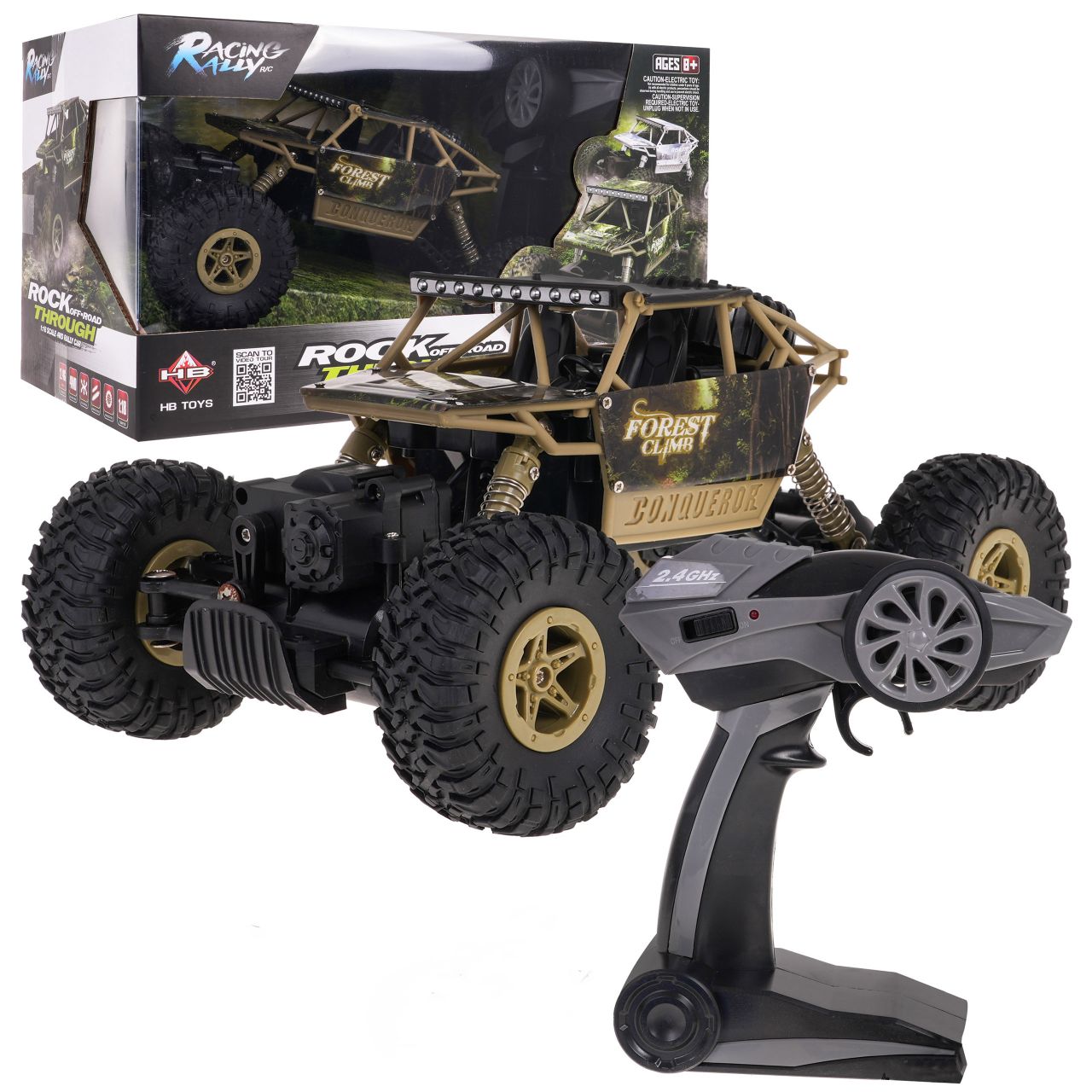 RC Távirányítós Rock Off-Road autó 4WD 2,4GHz 1:18 - No.HB-PY1803