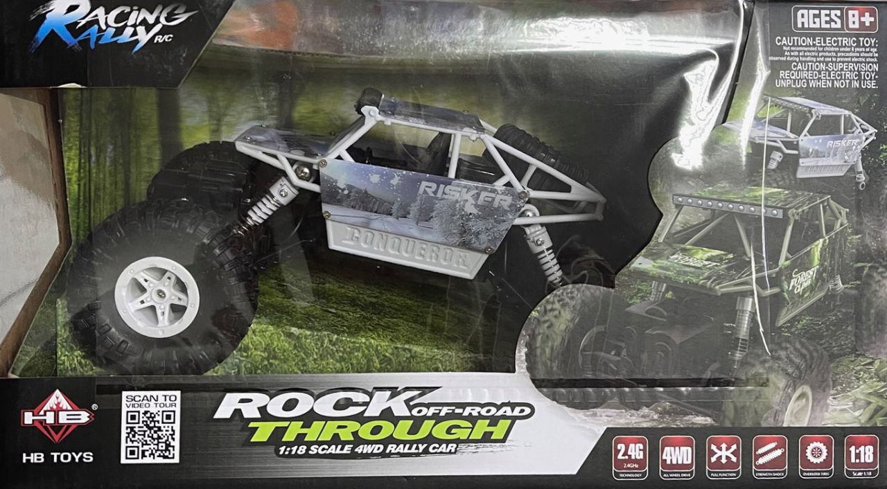 RC Távirányítós Rock Off-Road autó 4WD 2,4GHz 1:18 - No.HB-PY1802