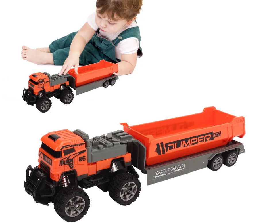 RC Távirányítós autó Kamion Dumper truck 27 Mhz - No.168-74  - Gyerek játék