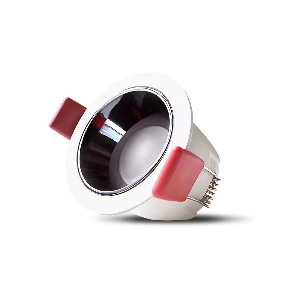 Gledopto GL-D-009P Zigbee Pro (Zigbee 3.0 + RF vevős) okos süllyesztett RGBCCT LED spot lámpa (800 lumen, IP40), fehér kerettel