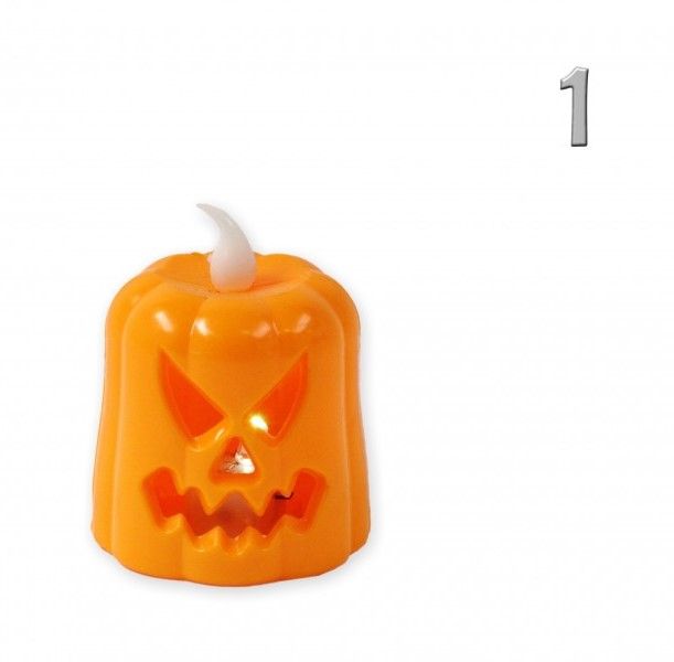 Halloween tök mécses 7cm 632234 2féle 