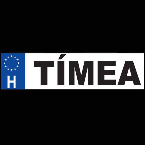 Tímea - Név rendszámtábla