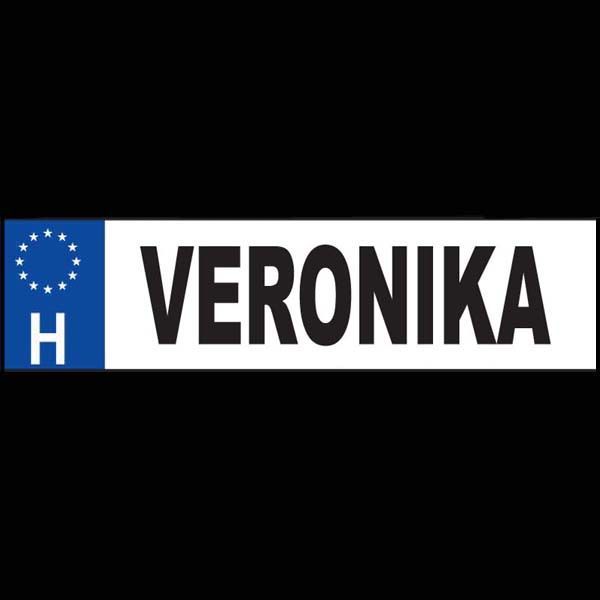 Veronika - Név rendszámtábla