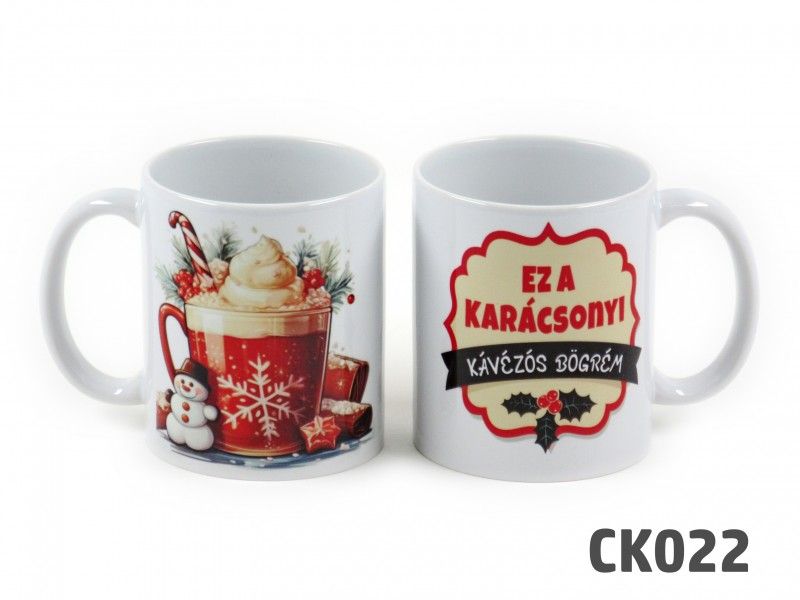 Karácsonyi bögre kávézós 3dl CK022 05728