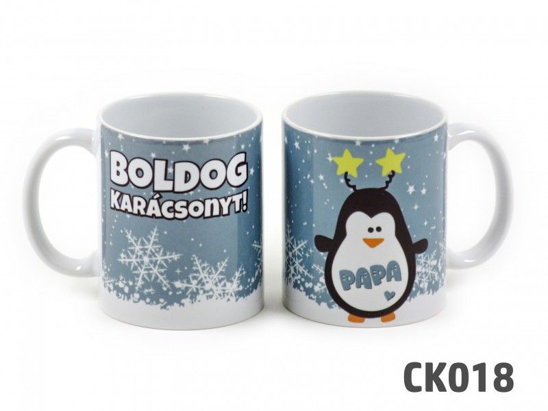 Karácsonyi bögre Boldog Karácsonyt Papa 3dl CK018 05724