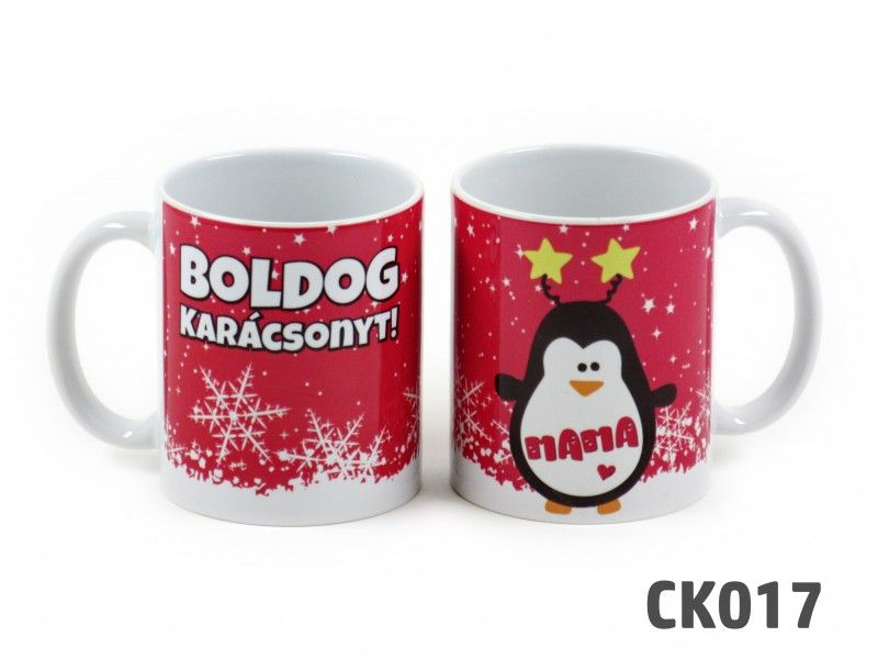 Karácsonyi bögre Boldog Karácsonyt Mama 3dl CK017 05723