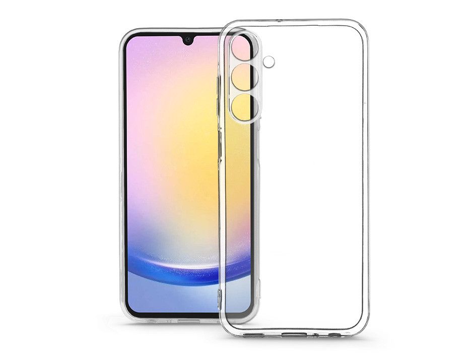 Samsung SM-A256 Galaxy A25 5G szilikon hátlap kameravédővel - Clear Case -      átlátszó