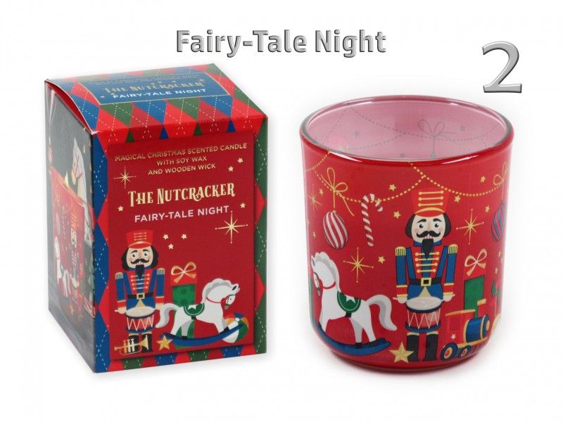 Karácsonyi Illatgyertya pohárban The Nutcracker 150g 2féle