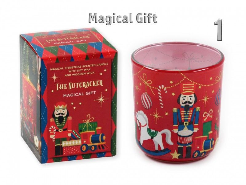 Karácsonyi Illatgyertya pohárban The Nutcracker 150g 2féle