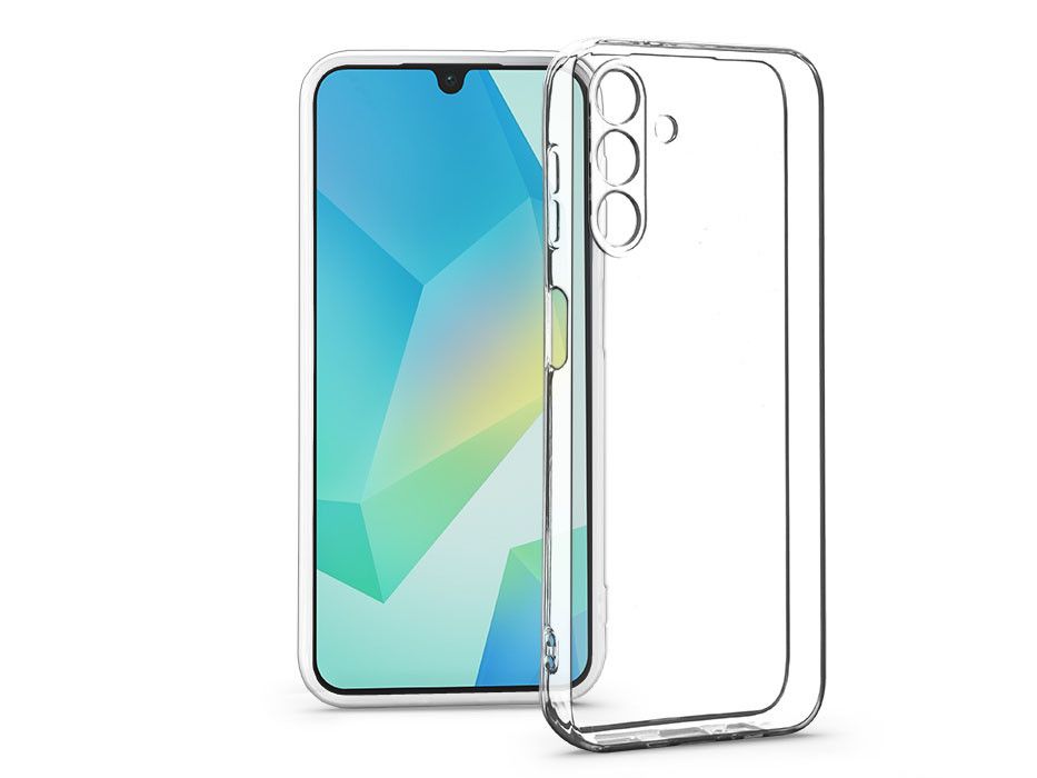 Haffner Clear Case Box kameravédős szilikon tok - Samsung SM-A165 Galaxy A16    4G/A16 5G - átlátszó